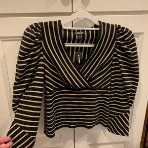 Stylish Black and Gold Sweater